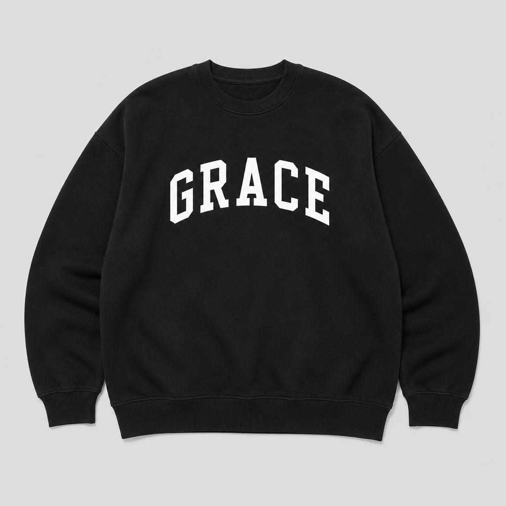Grace Crewneck in Black