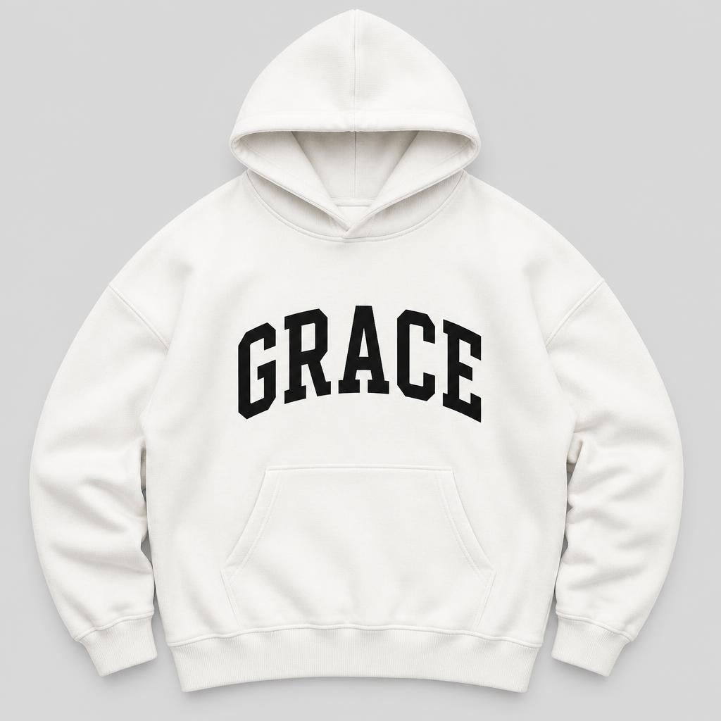 Grace Hoodie in White