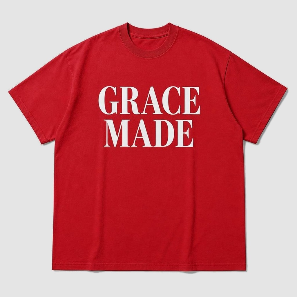 Grace Made Tee in Red